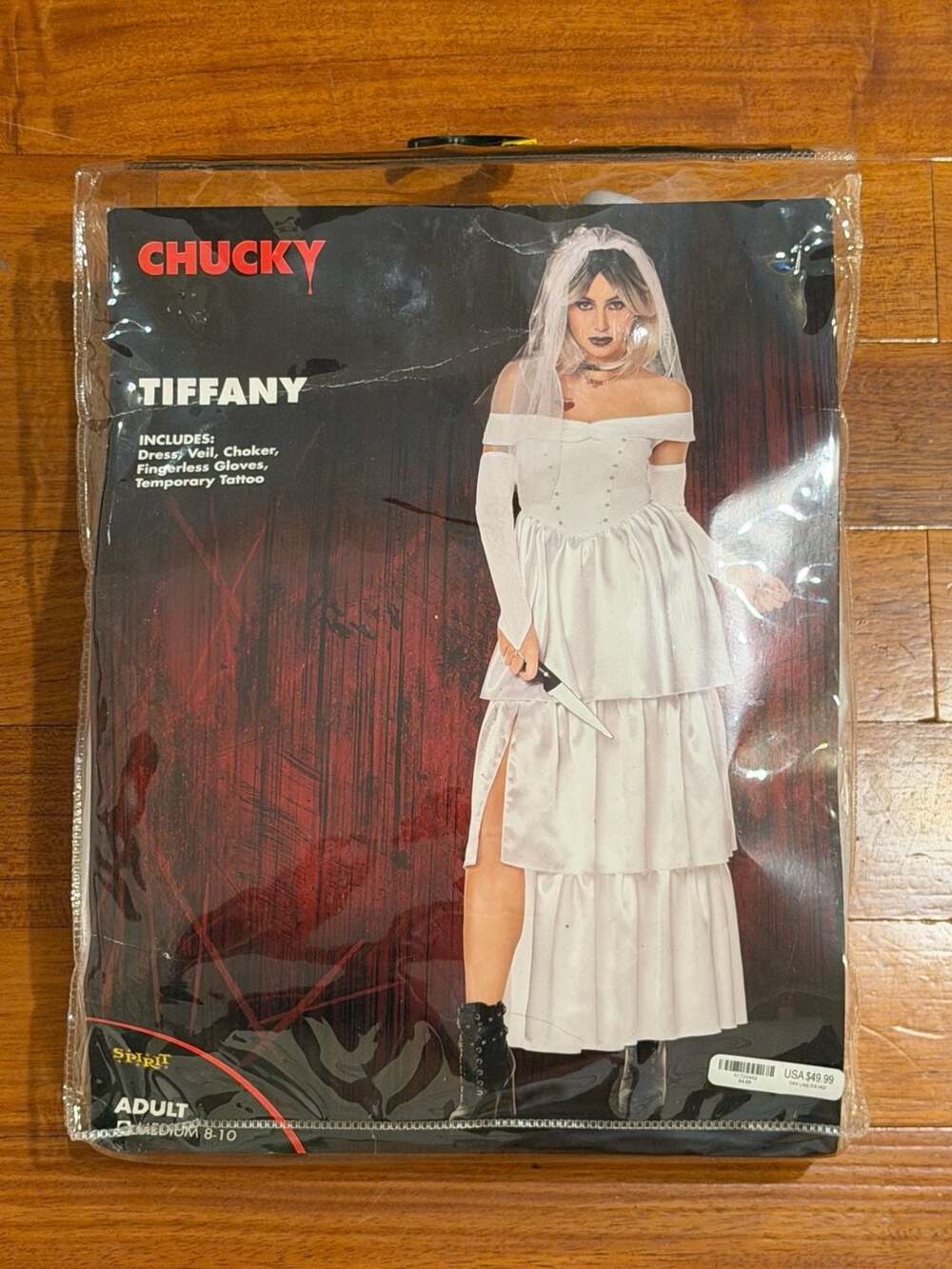 Spirit Halloween Chucky Tiffany Costume Dress Size M